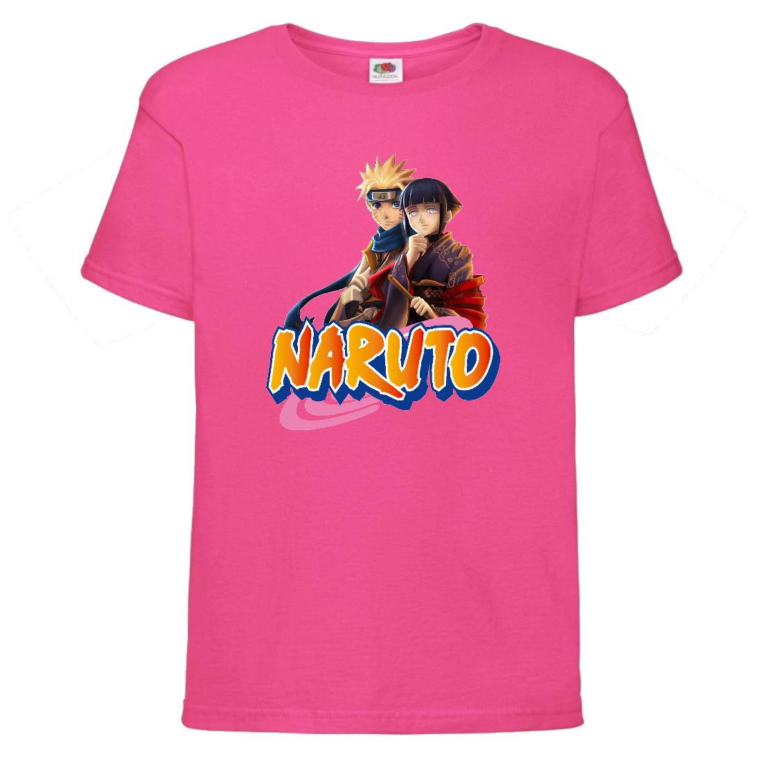Футболка Naruto (Naruto - 0043) рожева 104-116-128-140-152-164 розмір