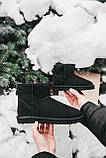 Угги дитячі UGG Classic Mini Suede Black (детские Угг Классик Мини замша черные) 5854ch, фото 10