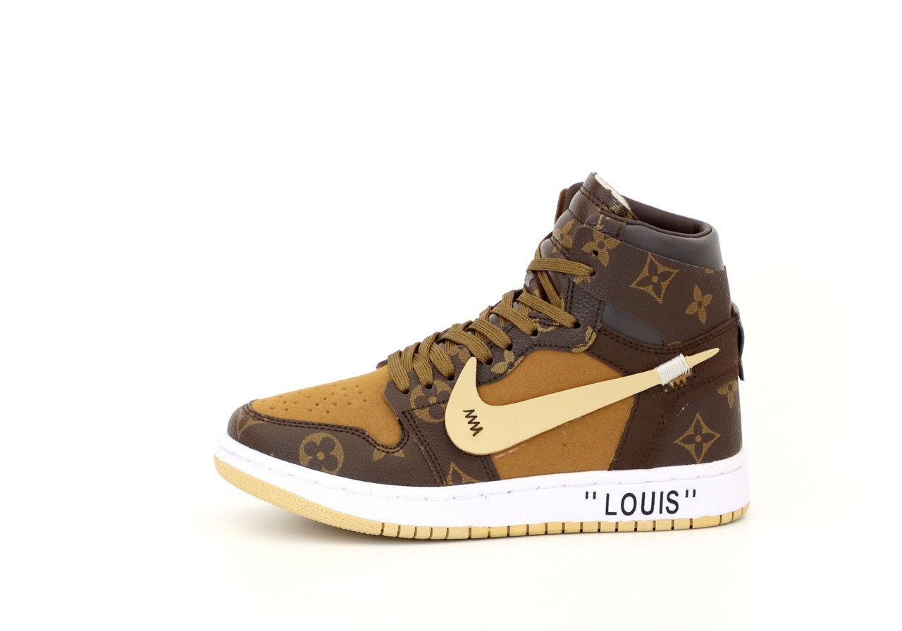 Жіночі кросівки Air Jordan 1 Louis Vuitton x Off White, фото 1