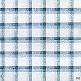 Скатертина квадратна бавовна тефлонова водовідштовхувальна гідрофобна просочення квіти на коричнево-сірому тлі, фото 3