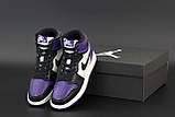 Кросівки чоловічі Air Jordan 1 Retro High Court Purple 555088-501, фото 2