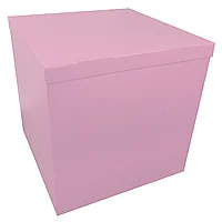 Коробка-сюрприз для кульок 70х70х70см рожева