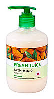 Крем-мыло с увлажняющим молочком Fresh Juice Almond - 460 мл.