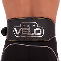 Пояс для бодибилдинга (атлетический) кожаный VELO VL-6628, L: Gsport