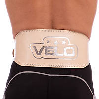 Пояс атлетический кожаный VELO VL-6624, S: Gsport