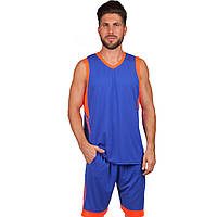 Форма баскетбольная мужская Lingo синяя LD-8017, 160-165 см: Gsport