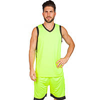 Форма баскетбольная мужская Lingo салатовая LD-8017, 160-165 см: Gsport