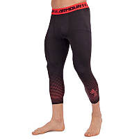 Штаны лосины компрессионные Under Armour черно-красные CO-8252, L: Gsport XL