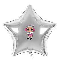 Наклейка для фольгованих кульок 18" "ЛОЛ Beats" 13х8 см