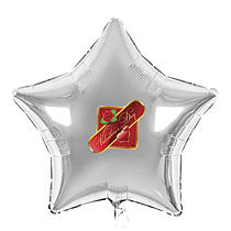 Наклейка для фольгованих кульок 18" "Valentine’s Day" 10,5х13 см