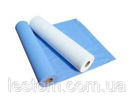 Простирадло одноразове (розмір 0,8х100 м ) без перфорації,білого кольору (спанбонд щільністю 20г/м2)