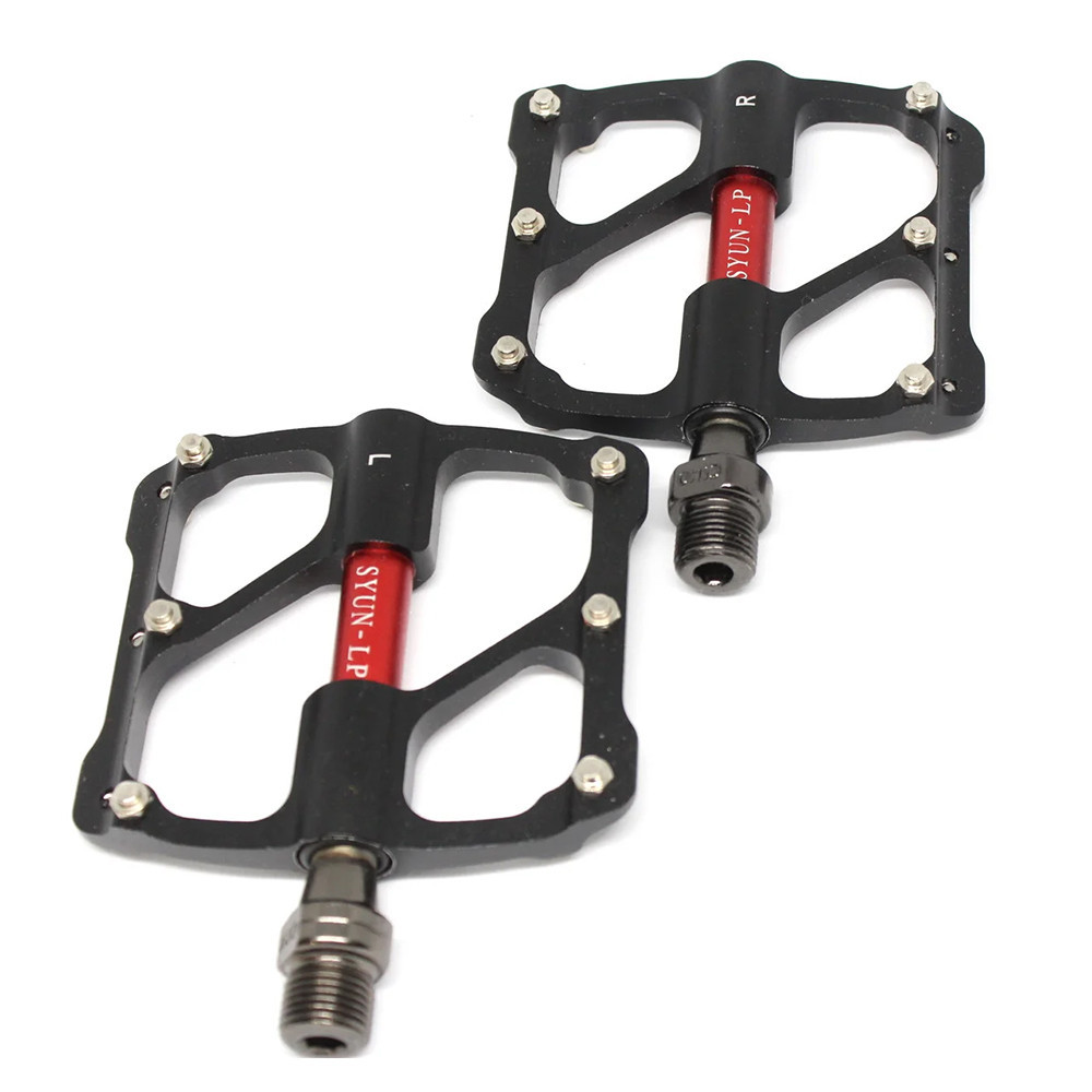 Велосипедні педалі Syun-lp JTB-011 з-осьою CR-MO на промислових підшипниках, фото 1