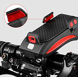 Фара для велосипеда MySpace DEN-045 з тримачем телефона, фото 3