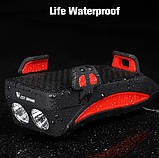 Фара для велосипеда MySpace DEN-045 з тримачем телефона, фото 5