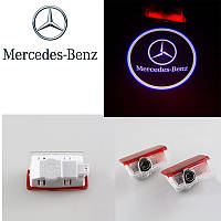 Подсветка в двери автомобиля с логотипом Mercedes (Мерседес)