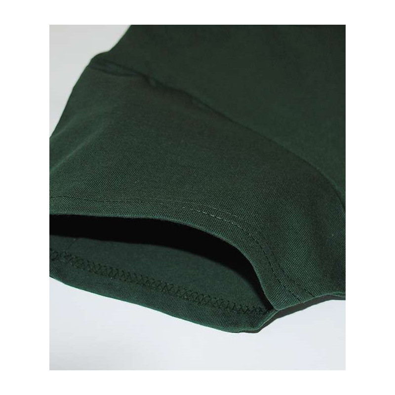 Стильная летняя женская футболка темно-зеленая (бутылочная) - XS, 2XL - фото 6 - id-p532637433