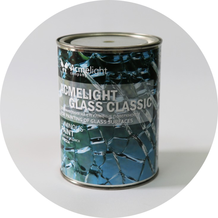AcmeLight Glass Classic для скла двокомпонентна фарба 1,5 л, фото 1
