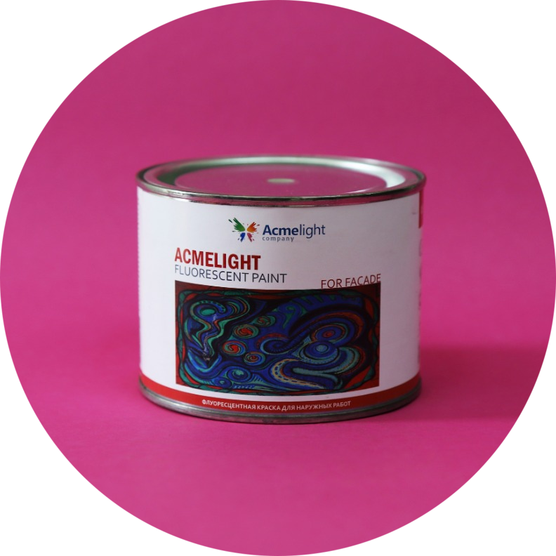Acmelight Fluorescent paint for Facade для декорування фасадів 0,5 л, фото 1