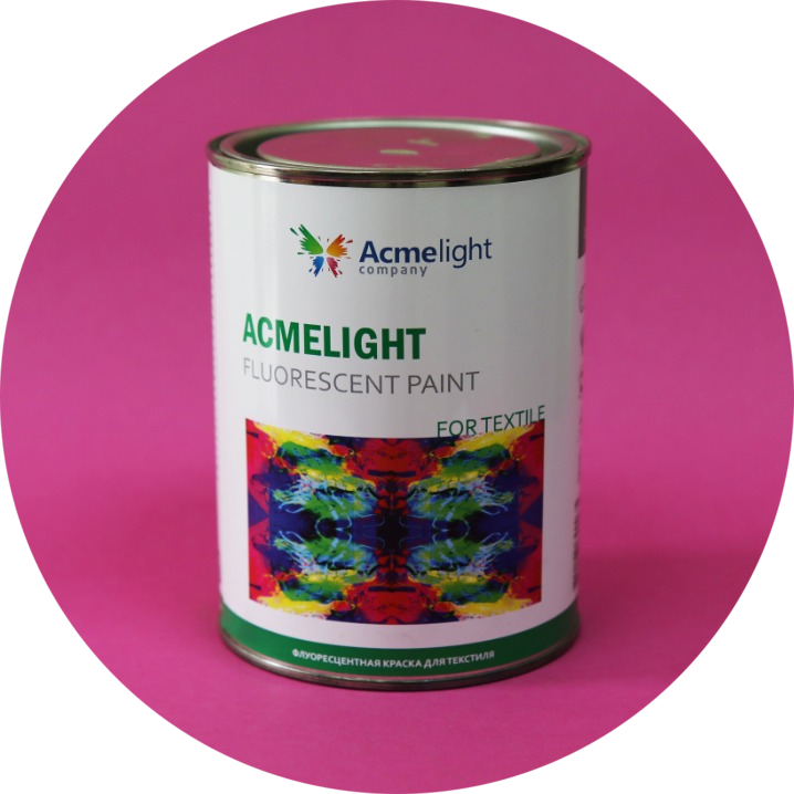 Acmelight Fluorescent paint for Textile для шовкотрафаретного друку на текстилі 1 л, фото 1