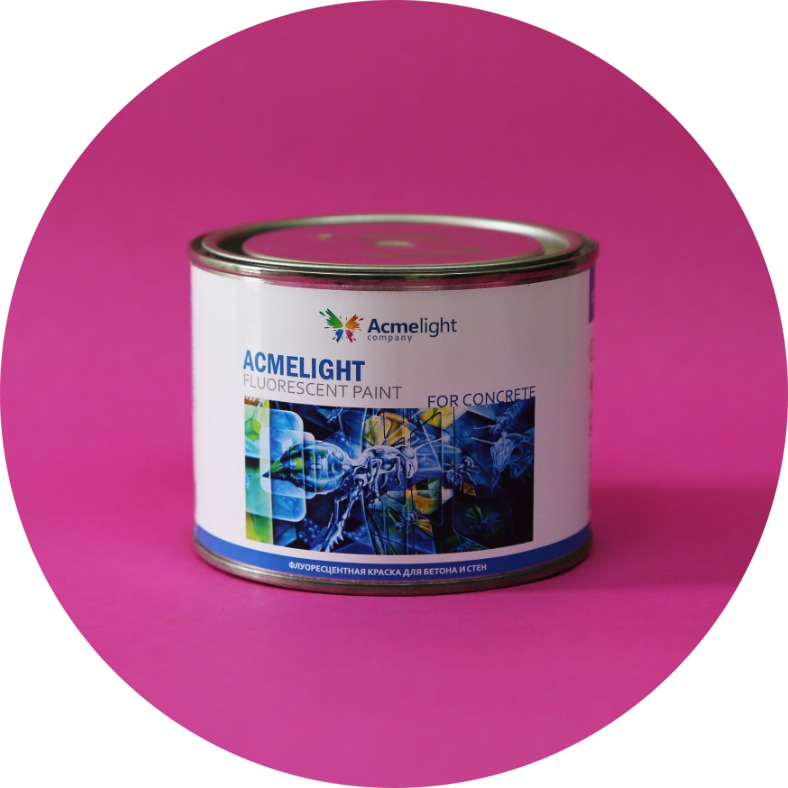 Acmelight Fluorescent paint for Concrete для бетонних поверхонь 0,5 л, фото 1