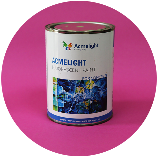 Acmelight Fluorescent paint for Concrete для бетонних поверхонь 1 л, фото 1