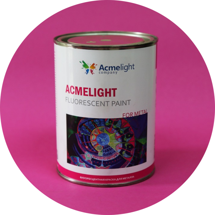 Acmelight Fluorescent paint for Metal для металлических поверхностей 1,5 л