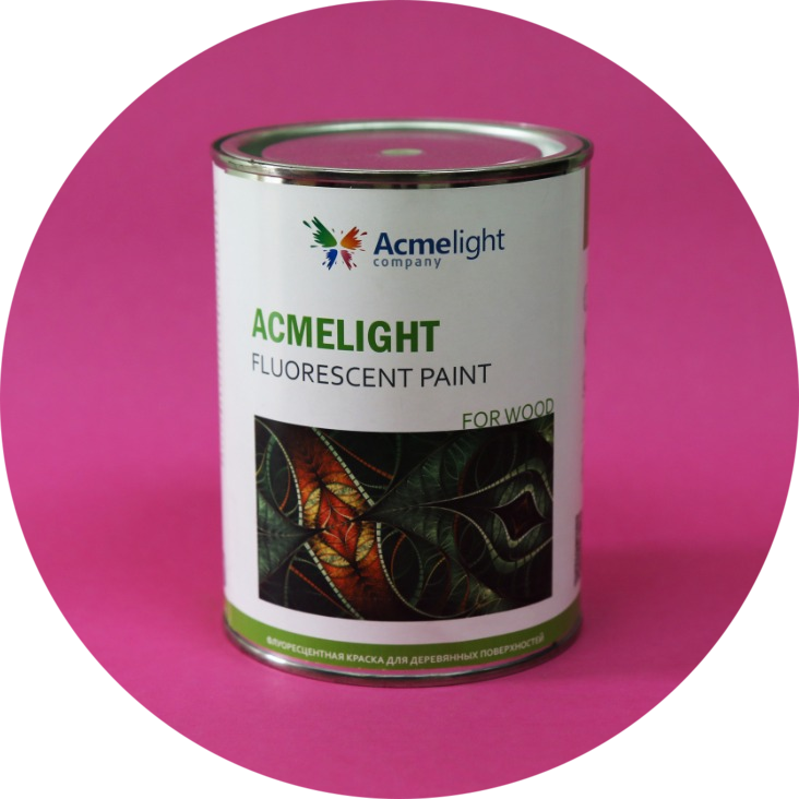 Acmelight Fluorescent paint for Wood для дерев'яних поверхонь 1 л