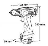 Акумуляторний дриль-шурупокрут Makita 6261DWPLE, фото 4