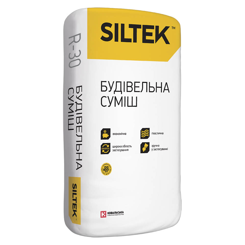 Ремонтна середньозерниста суміш SILTEK R-30, мішок 25 кг