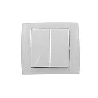 Вимикач подвійний вбудований Аватар ST 46-1