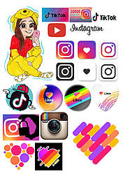 Вафельна картинка "Инстаграмм" - 13