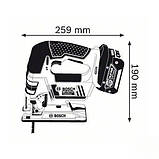 Акумуляторний лобзик Bosch GST 14,4 V-LI Professional (060158J404), фото 3
