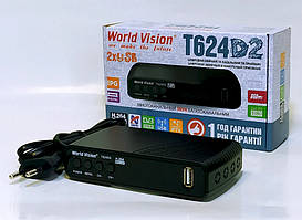 Ефірний Т2 ресивер World Vision T624D2