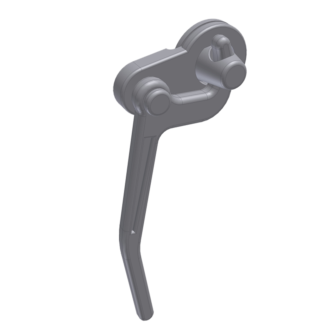 Замок борту причепа Alta А55-3 (сталь), фото 1