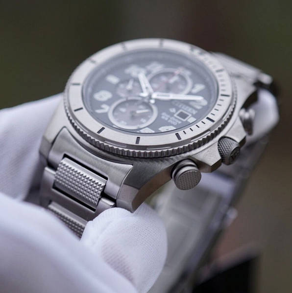 Citizen CA0720 54H Eco Drive Titanium Chronograph Dealer Time 1012301802