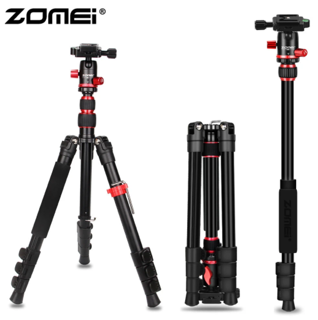 Штатив Zomei M5 портативна стійка з кульовою головкою 360 градусів (M5)