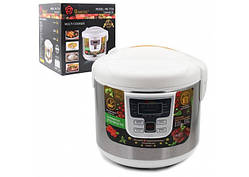 Мультиварка DOMOTEC MS-7724 Silver Steel (5 л, 11 прог. 900Вт)