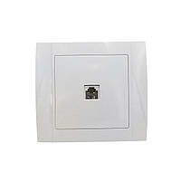 Розетка телефонна вбудована Аватар ST 49-1