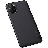 Захисний чохол Nillkin для Xiaomi Poco M3 Super Frosted Shield Black Чорний, фото 6
