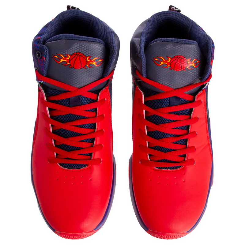 Баскетбольные кроссовки красно-синие 9999-1, 41 - фото 7 - id-p1336653051