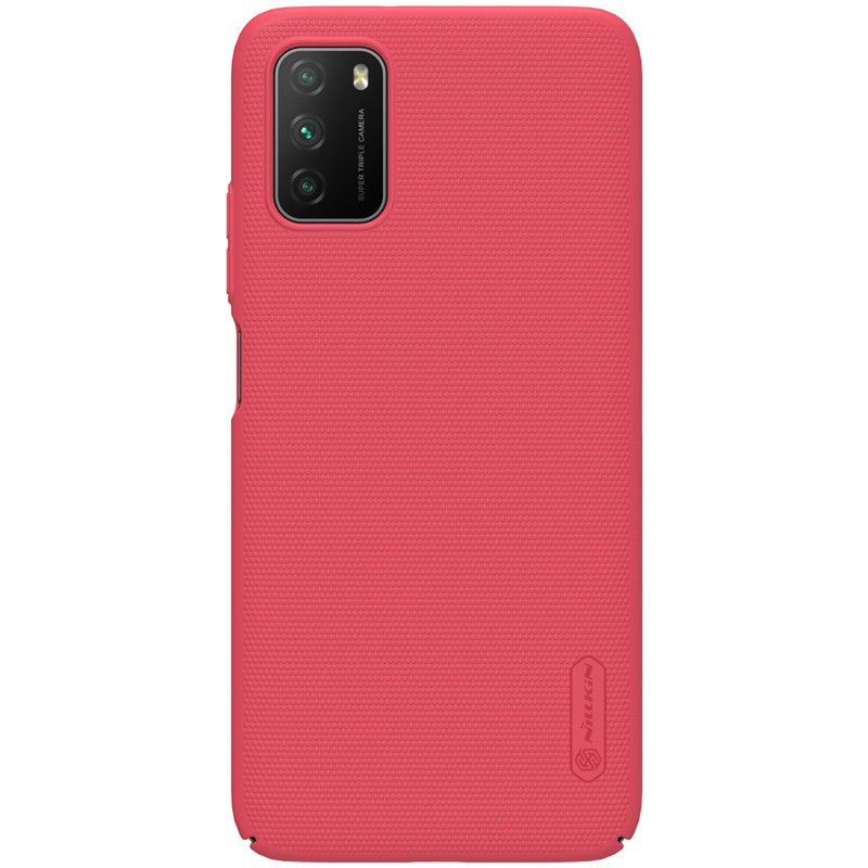 Захисний чохол Nillkin для Xiaomi Poco M3 Super Frosted Shield Red Червоний