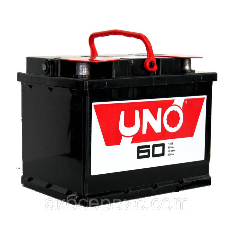Акумулятор автомобільний UNO 6СТ-60 АзE