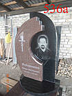 Одинарний пам'ятник із токівського граніту й габра, фото 2