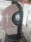 Одинарний пам'ятник із токівського граніту й габра, фото 4
