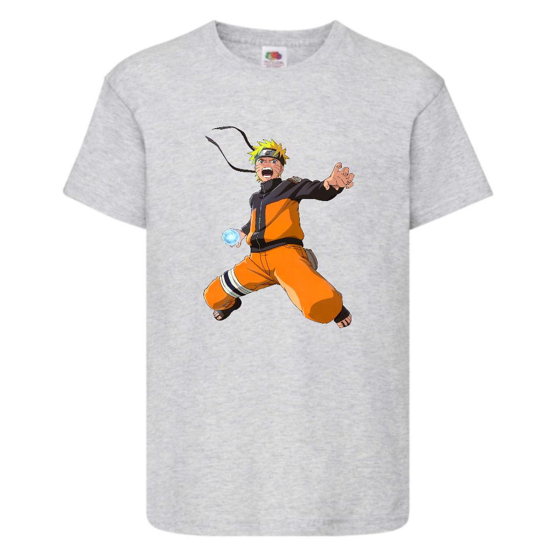 Футболка Naruto (Naruto - 0019) сіра 104-116-128-140-152-164 розмір