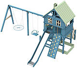 Дитячий ігровий комплекс "Милий дім" дерев'яний з гойдалок Гніздо, фото 5