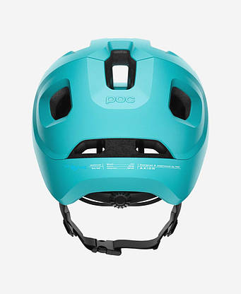 Шолом велосипедний POC Axion SPIN M/L 55-58 Kalkopyrit Blue Matt, фото 4