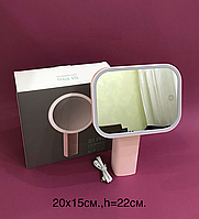 💜Дзеркало настільне з LED-підсвічуванням на ніжці