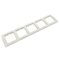 Рамка пятерная горизонтальна Аватар ST 525