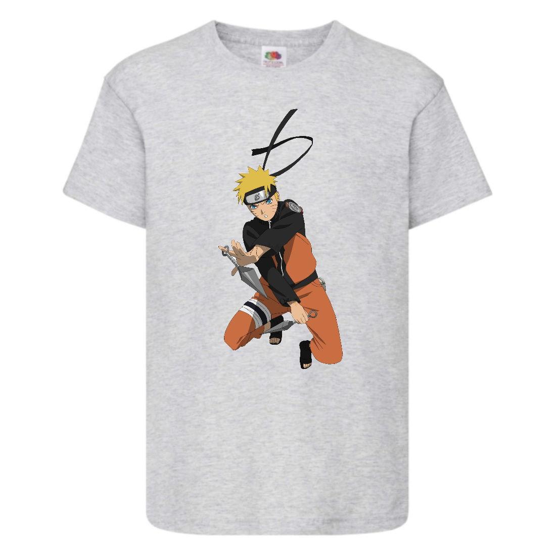 Футболка Naruto (Naruto - 0047) сіра 104-116-128-140-152-164 розмір